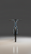 Slate blue smart city performance e-bike